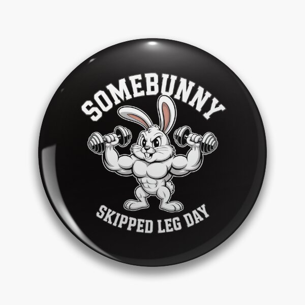 Item preview, Somebunny Skipped Leg Day Easter Workout Weight Lifter designed and sold by banbopbii.