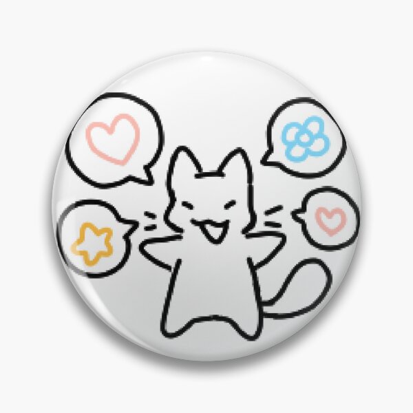 Item preview, positive excited kitty cat designed and sold by kippicat.