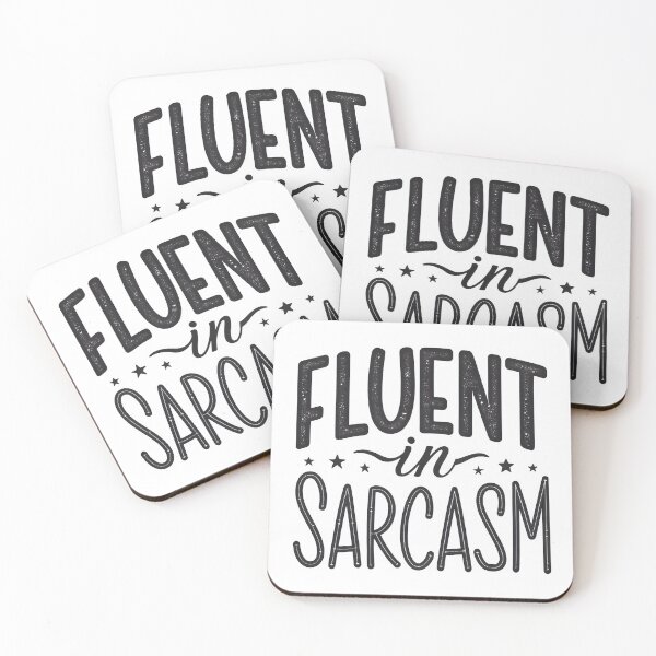 Item preview, Fluent in sarcasm designed and sold by trendspatterns.