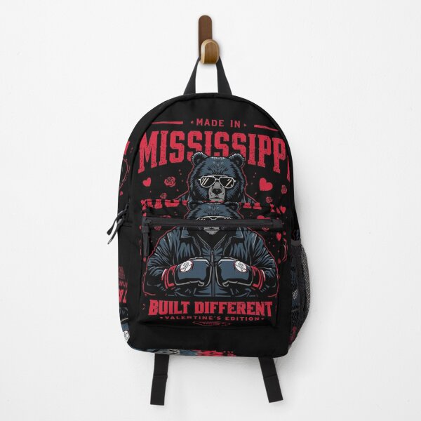 Item preview, Made in Mississippi – Built Different | Bold Power Valentine’s Edition State Pride Design designed and sold by Built Different Designs.
