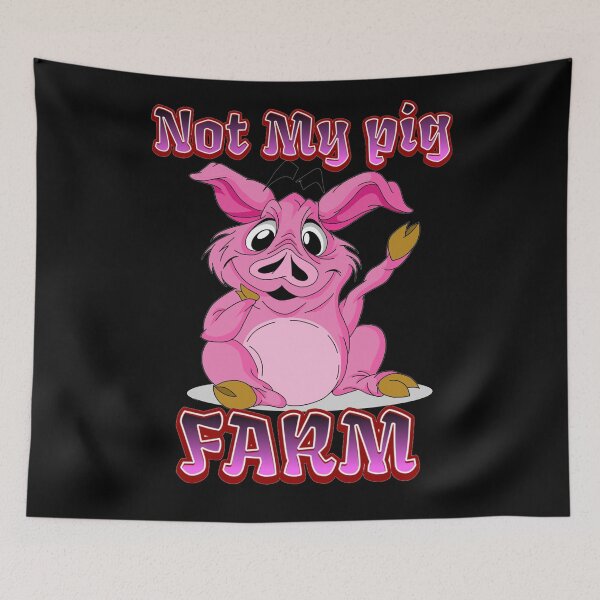 Item preview, Not my pig not my farm / Fried Like Pork 420 designed and sold by TheEndDesign.