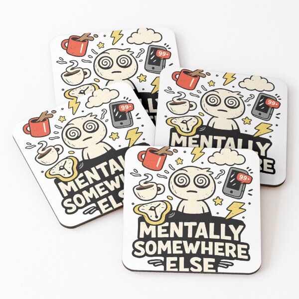 Item preview, Mentally Somewhere Else Funny Chaotic Meme Graphic designed and sold by MuMuetAbdel.