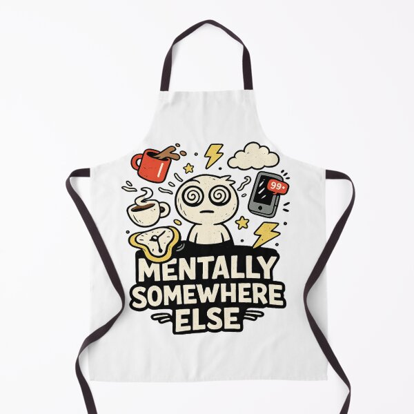 Item preview, Mentally Somewhere Else Funny Chaotic Meme Graphic designed and sold by MuMuetAbdel.