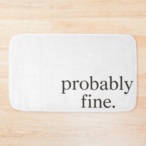 Item preview, probably fine: a bold typographic poster designed and sold by Rue Market.