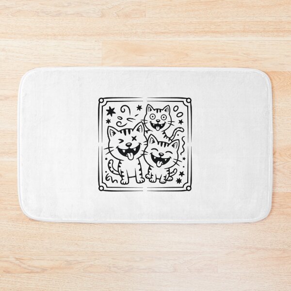 Item preview, Cute and funny cats doodle vector set. Cartoon cat or kitten characters design collection with flat color in different poses. Set of purebred pet animals isolated on white background. designed and sold by paratynka.