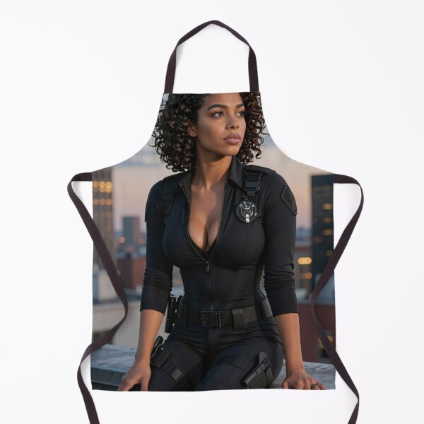 Item preview, Sarah agent in black suit rooftop balance designed and sold by CathryneDelamort.