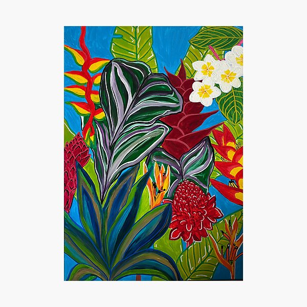 Item preview, Tropical flowers designed and sold by TGWKNKY.