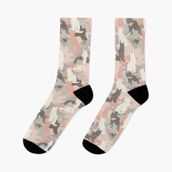 Item preview, Elegant Forest Cat Camouflage Texture  - Baptism Gifts designed and sold by RoyalStarsPatts.