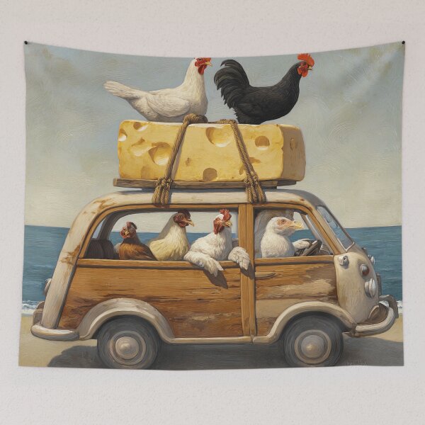 Item preview, Chicken stationwagon with cheese designed and sold by Brendon987.