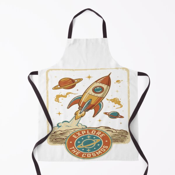 Item preview, Retro Space Exploration Vintage Rocket Ship Sci-Fi Fan Gift designed and sold by The Axylen Store.