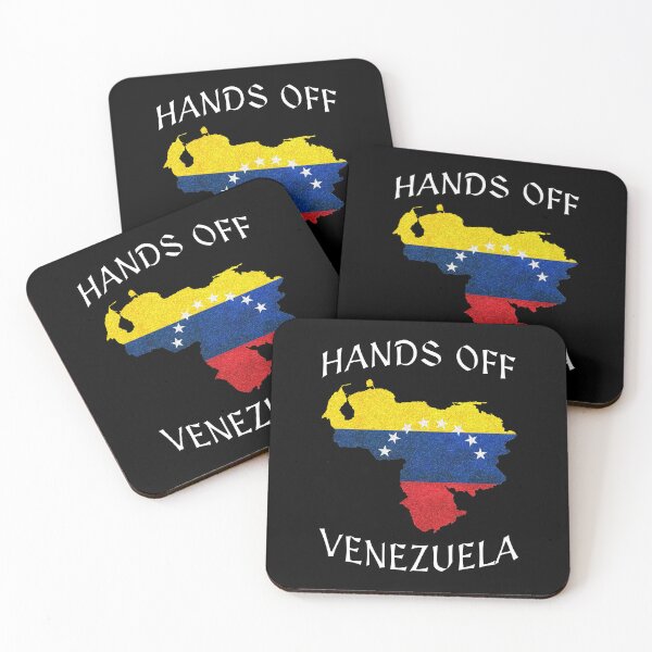 Item preview, Hands Off Venezuela Illustration | Peace and Sovereignty Typographic Art with map of venezuela designed and sold by ZechJohnRB.