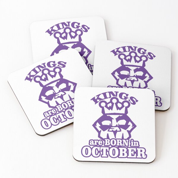 Item preview, Kings Are Born in October – Birthday Crown Typography Design designed and sold by TipTop GFX.