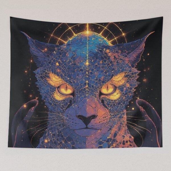 Item preview, Feline of the Astral Veil designed and sold by SabaMirzique.
