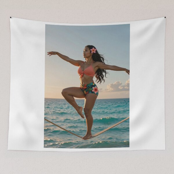 Item preview, Shanti woman finds ocean balance designed and sold by CathryneDelamort.