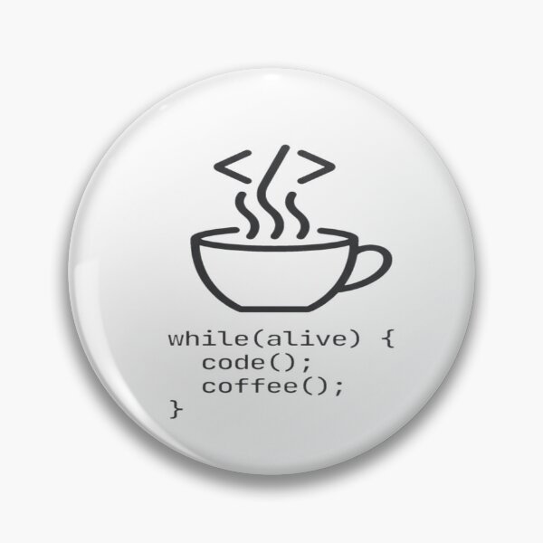 Artikelvorschau, Code & Coffee – Lustiges Programmierer-Geschenk für Softwareentwickler entworfen und verkauft von The Axylen Store.