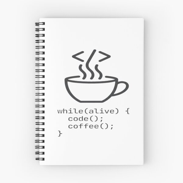 Artikelvorschau, Code & Coffee – Lustiges Programmierer-Geschenk für Softwareentwickler entworfen und verkauft von The Axylen Store.