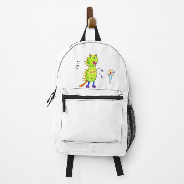 Item preview, Colorful Kids Dinosaur Drawing – Cute Monster Art by a Child designed and sold by MixNMatchin.