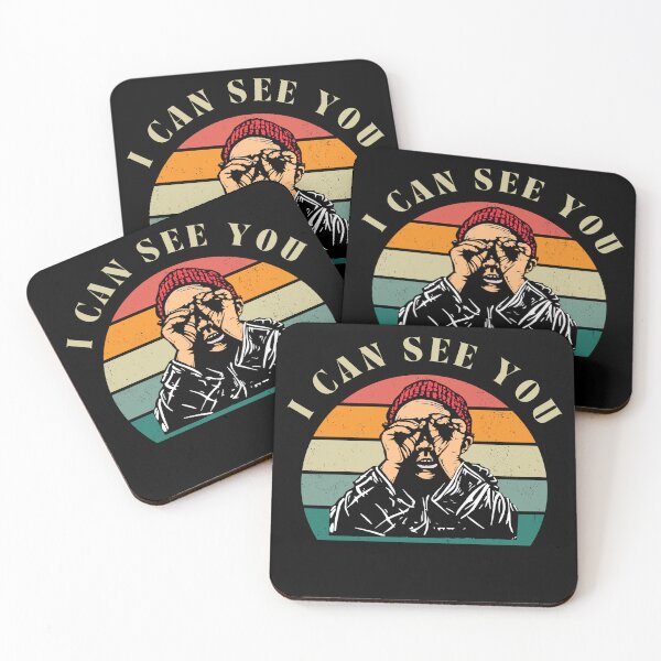 Item preview, I Can See You – Retro Sunset Surveillance Illustration designed and sold by MuMuetAbdel.