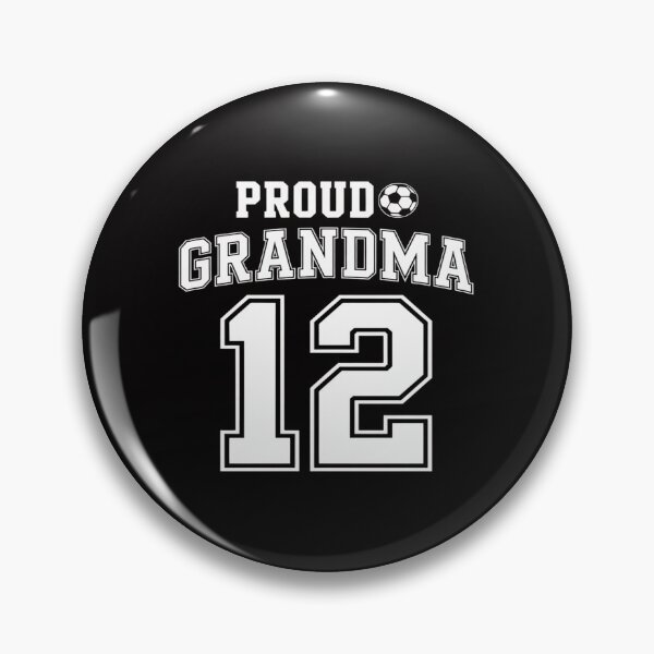 Item preview, Number 12 Custom Proud Soccer Futbol Grandma designed and sold by tlallimicrichi.