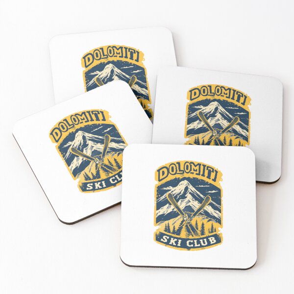 Item preview, Dolomiti Ski Club Sticker Pack | Alpine Culture & Mountain Heritage designed and sold by RedStreamStudio.