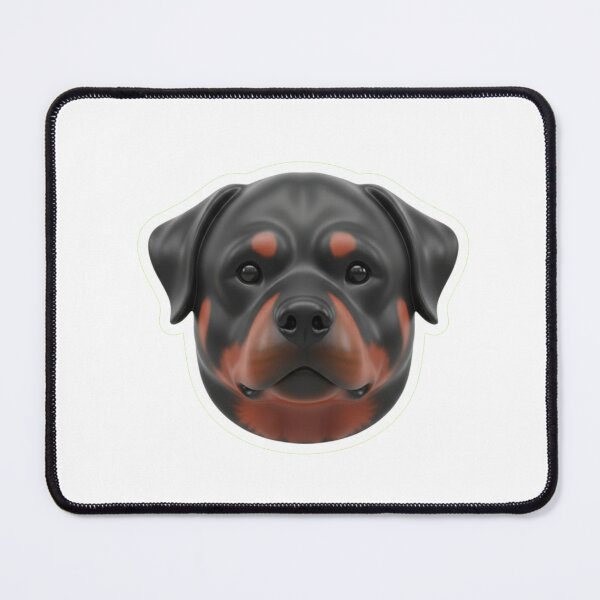 Item preview, 3D Glossy Puff Rottweiler Sticker - Realistic Dog Vinyl Decal for Laptop and Water Bottle - Cute Pet Lover Gift designed and sold by Pawfect Prints.