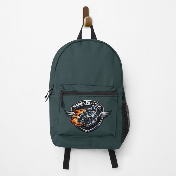 Item preview, Motor’s Fiery Soul – Stylish Motorcycle Emblem for Motor & Bike Lovers designed and sold by SilentPowerArt.