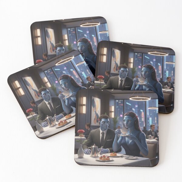 Item preview, Avatar Pandora Jack Sully an Neytri Dinner in the Concrete Jungle designed and sold by Vvmd.