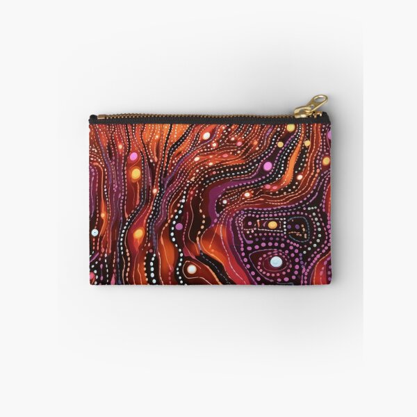 Item preview, Aboriginal Inspired Dot Art - Valley of Fire Lava designed and sold by GrinGalore.