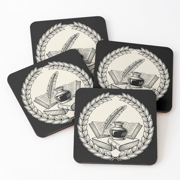 Item preview, Bibliophile Society Emblem Badge designed and sold by HoruxDesign.