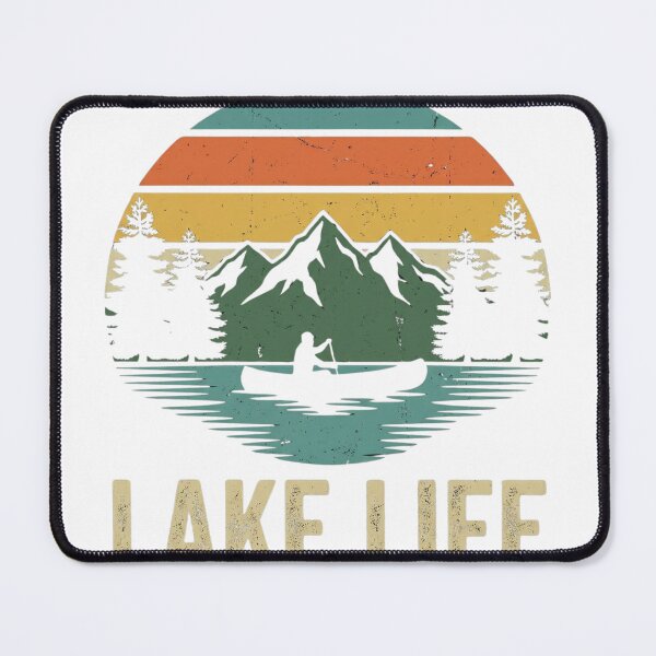 Item preview, Retro Lake Life Sunset Canoe T-Shirt designed and sold by Everyday Epics.
