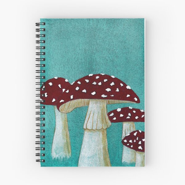 Item preview, Poison Mushrooms in the Deep Dark Forest designed and sold by storiedthreads.