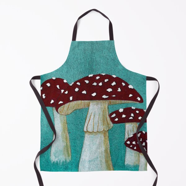 Item preview, Poison Mushrooms in the Deep Dark Forest designed and sold by storiedthreads.