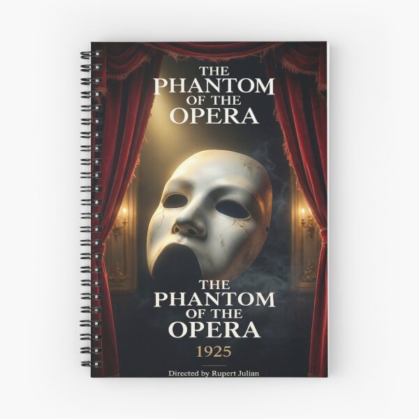 Item preview, The Phantom of the Opera (1925) Movie Poster – Gothic Horror Film Art designed and sold by leen12 Art Designs Prints.
