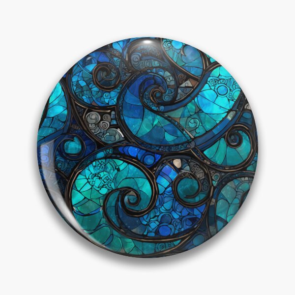 Item preview, New Zealand Māori Paua Pattern Koru Design 744 designed and sold by GrinGalore.