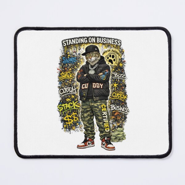 Item preview, Cuddy "Standing On Business" – Graffiti Bomber Jacket Edition designed and sold by The Crimson Halo.