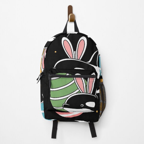 Item preview, Three Easter Bunny Orcas Hunting Eggs Basket Colorful designed and sold by duolastgend.