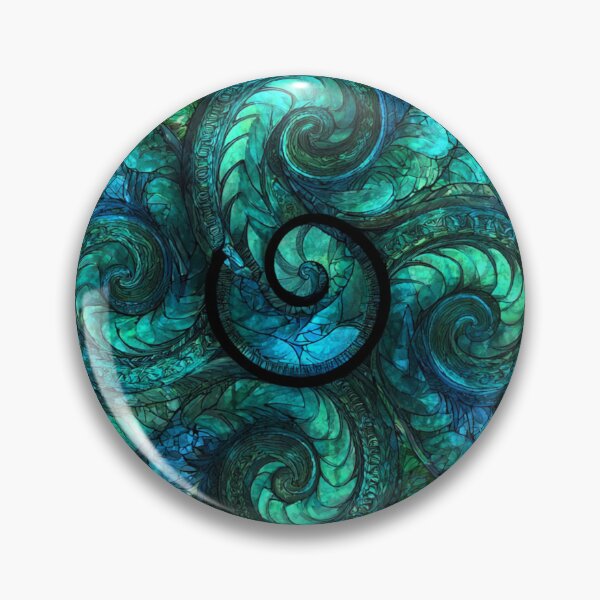 Artikelvorschau, Neuseeland Māori Paua Muster Koru Design 745 entworfen und verkauft von GrinGalore.