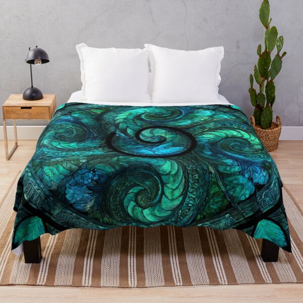 Item preview, New Zealand Māori Paua Pattern Koru Design 745 designed and sold by GrinGalore.