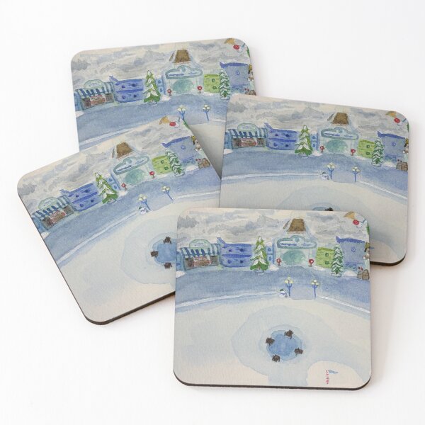 Item preview, toontown inspired watercolor the brrrgh designed and sold by mal-the-toon.