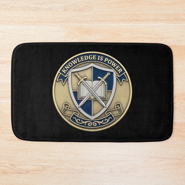 Item preview, Knowledge is Power Knightly Shield designed and sold by HoruxDesign.