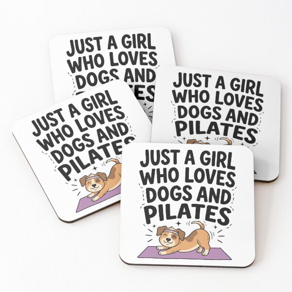 Item preview, Just A Girl Who Loves Dogs and Pilates designed and sold by Leonardo Palumbo.