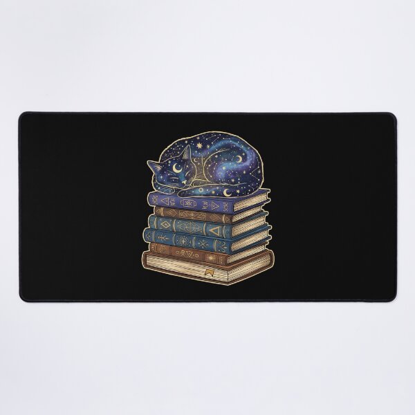 Item preview, Celestial Library Cat Illustration designed and sold by HoruxDesign.