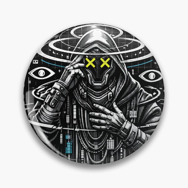 Item preview, XAENOR God of Mental Strength Cyberpunk Aesthetic - Mind Over Matter Dystopian Art - Dark Techwear Mental Health Warrior Graphic for Streetwear, Hoodies & Posters - Resilience Spirit Design designed and sold by Vivaan Studio.