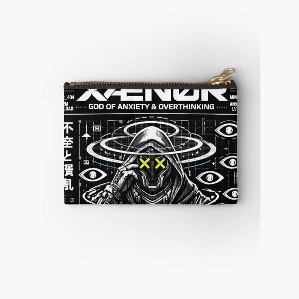 Item preview, XAENOR God of Mental Strength Cyberpunk Aesthetic - Mind Over Matter Dystopian Art - Dark Techwear Mental Health Warrior Graphic for Streetwear, Hoodies & Posters - Resilience Spirit Design designed and sold by Vivaan Studio.