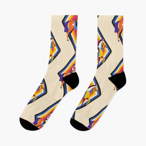 Item preview, Bauhaus Geometric Horse and Rider Illustration designed and sold by Timegraf.