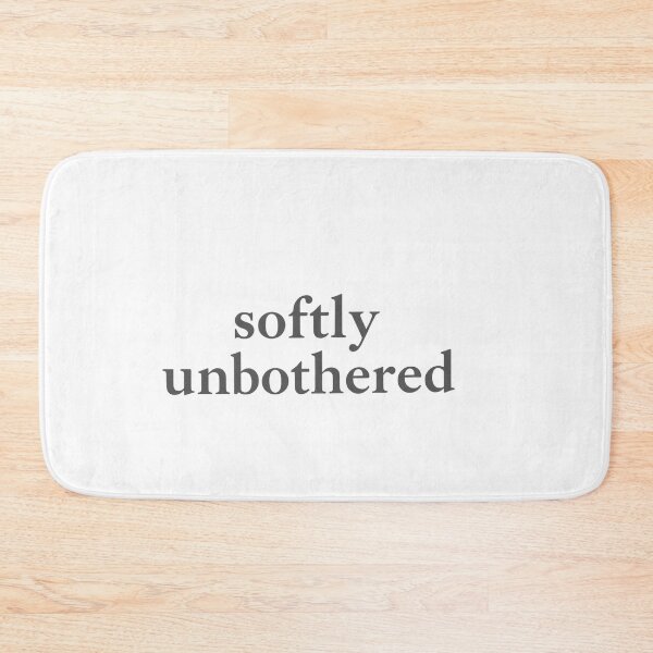 Item preview, Softly Unbothered: Minimal Typography Quote Artwork designed and sold by Rue Market.