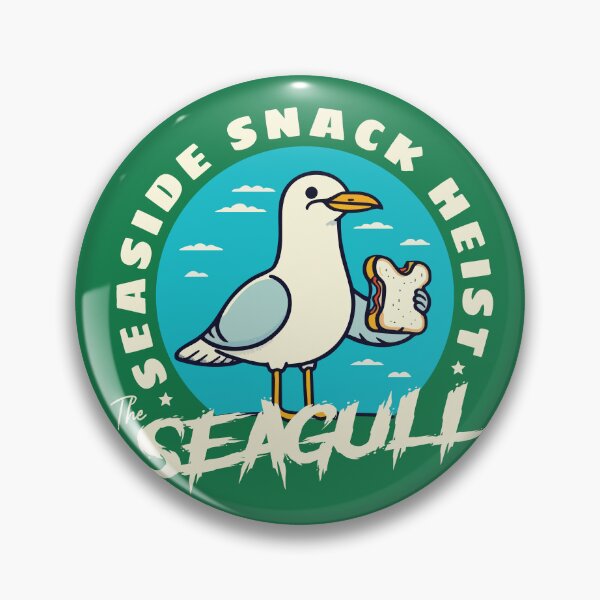 Item preview, Seaside Snack Heist - The Seagull designed and sold by Scaryzz.