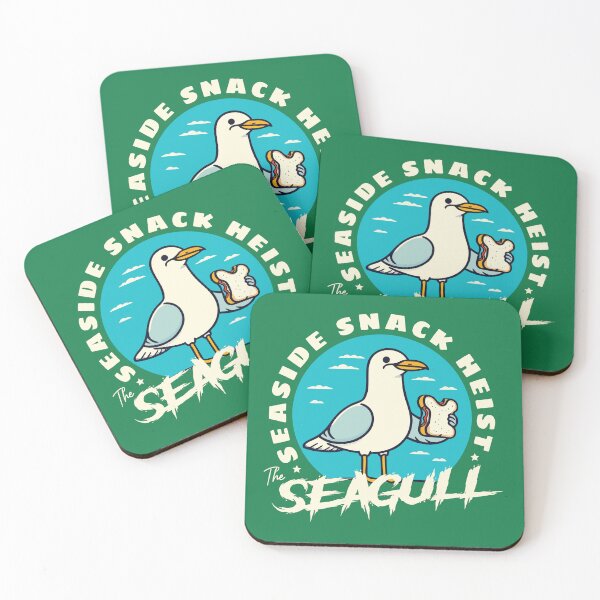 Item preview, Seaside Snack Heist - The Seagull designed and sold by Scaryzz.