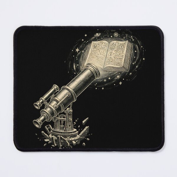 Item preview, Astronomical Reading Surreal Art designed and sold by HoruxDesign.