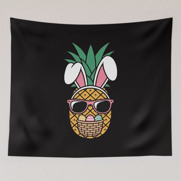 Item preview, Cool Thug Pineapple Easter Bunny Eggs Fruit Lover Gift designed and sold by HesterFoley.